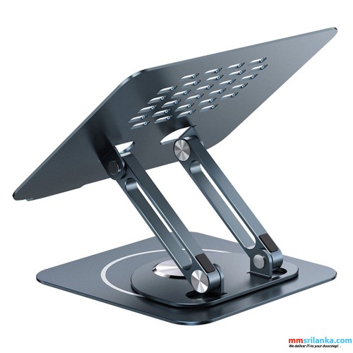 Baseus UltraStable Pro Series 360° Rotatable and Foldable Laptop Stand Metal – Space Grey